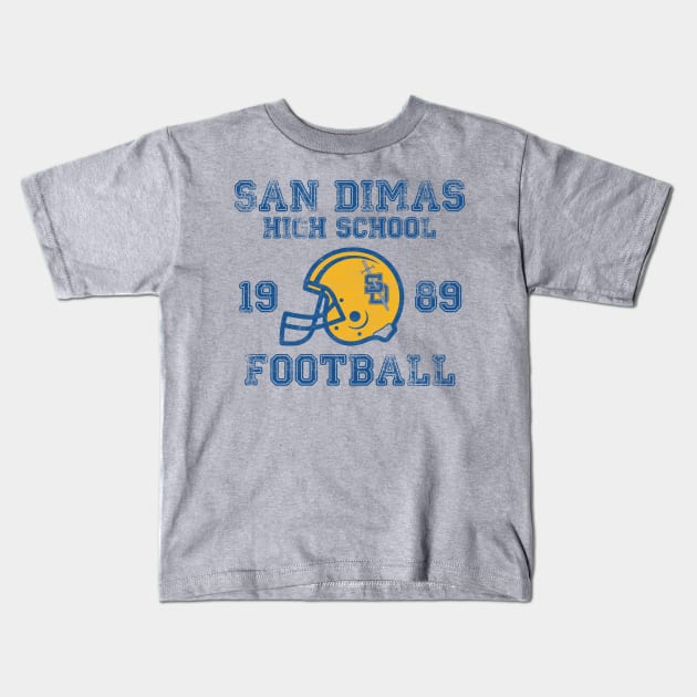 San Dimas High School Football Kids T-Shirt by SouzouInc